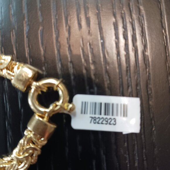 14 YG Byzantine bracelet - Picture 3 of 3